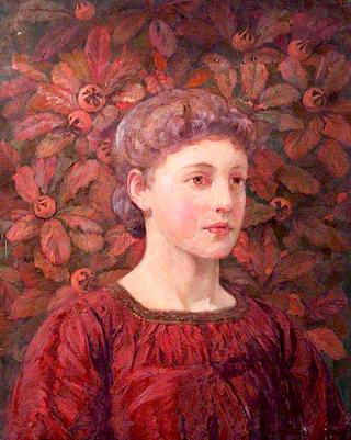 Portrait of a Young Girl with Medlars