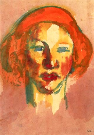 Head of a Woman, Red Hair