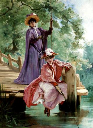 Elegant Ladies Fishing