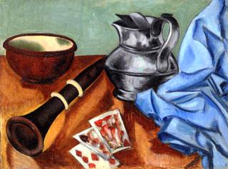 Still Life with Recorder and Cards