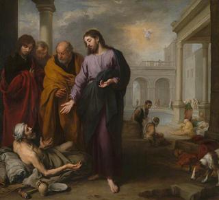 Christ Healing a Paralytic at the Pool of Bethesda