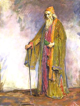 Herbert Beerbohm Tree, as Shylock in 'The Merchant of Venice' by William Shakespeare