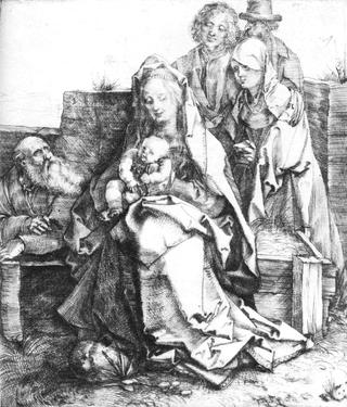 The Holy Family with St John, The Magdalen and Nicodemus