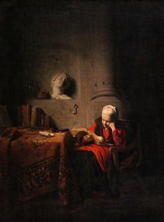 Old Woman Reading