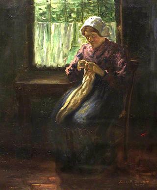 Dutch Interior – The Seamstress