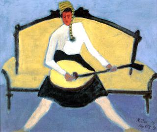 Woman with Mandolin