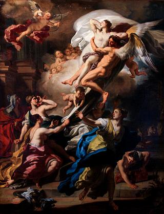 Boreas Abducting Oreithyia, Daughter of Erechteus