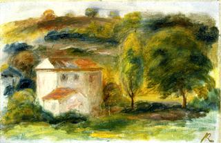 Landscape with White House