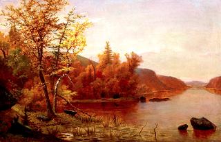 Autumn River Landscape