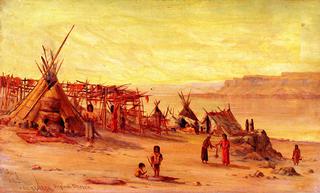 Indian Camp near Celilo