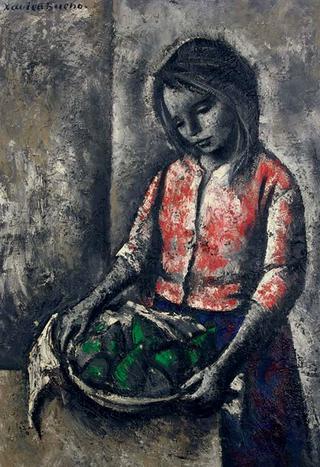 Child with Fruit