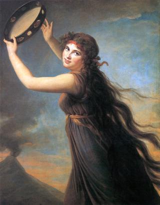 Portrait of Emma, Lady Hamilton as a Bacchante