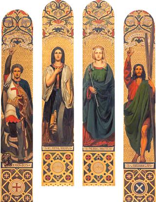 四圣人：圣乔治、圣凯瑟琳、圣玛格丽特和圣安德鲁