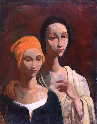 Portrait of Two Young Women