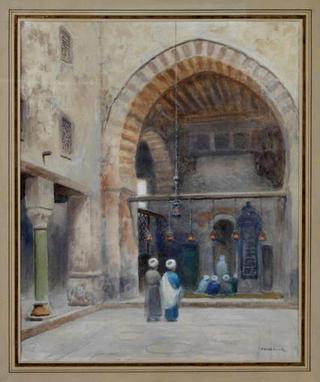 Interior of a Mosque in Cairo