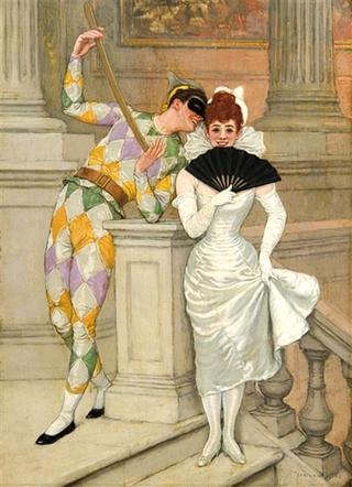 Harlequin and Pierrette