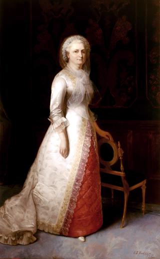 Martha Dandridge Curtis Washington (Mrs. George Washington)