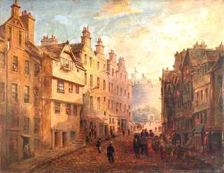 Castlehill, Edinburgh, As It Was before Alterations, c.1849