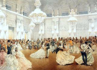 Ball in the Winter Palace during the Official Visit of Nasir al-Din Shah