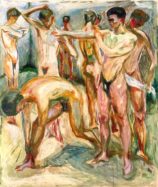 Naked Men in the Baths