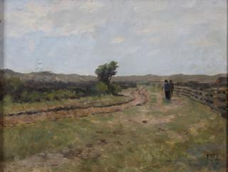 Walkers along a Dune Path