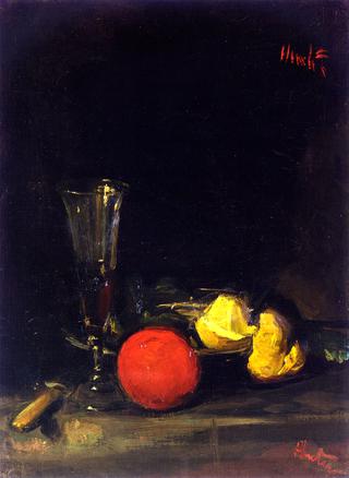 Still Life of Fruit and a Wine Glass