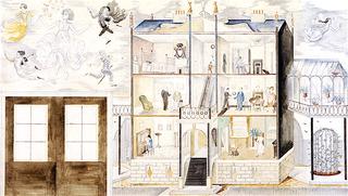 A Lodging House (study for Morley College mural)