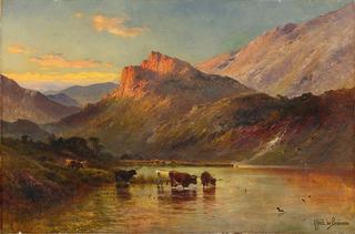 Sunset in the Scottish Highlands
