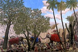 The Battle of Carthage with Elephants