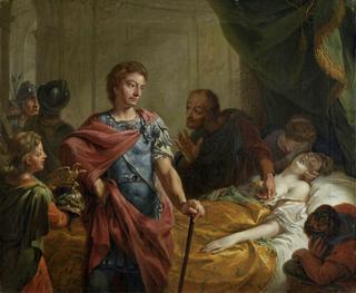 Story of Antony and Cleopatra - Augustus and the Dying Cleopatra