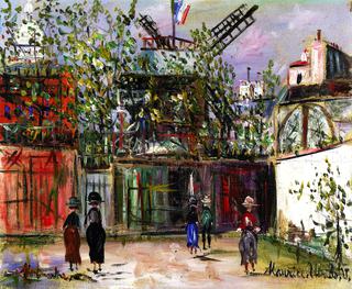 The Moulin de la Galette in Montmartre