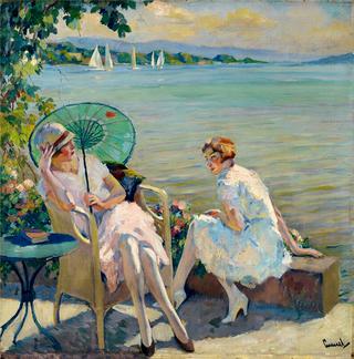 Two Girls at Starnberger Lake