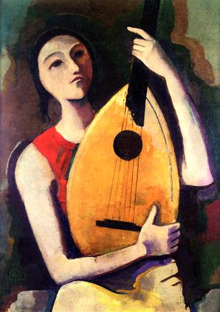 Girl with a Lute