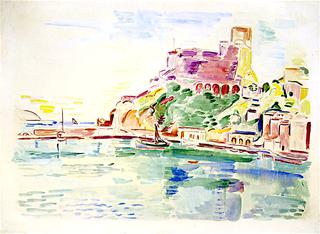 Harbor and Castle of Lerici (verso)