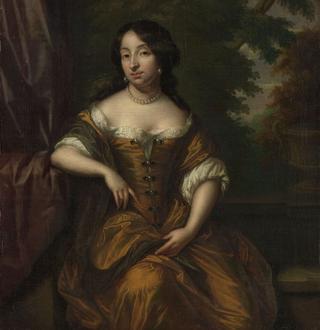Portrait of Anna Maria Hoeufft, wife of Jan Boudaen Courten