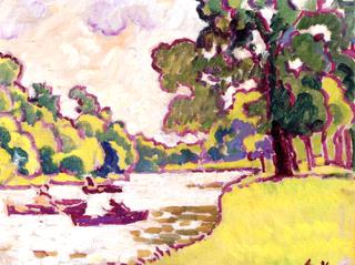 Boats in the Bois de Boulogne