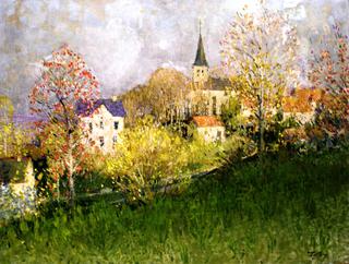 Landscape, View of the Church