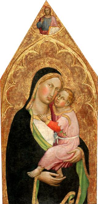 Madonna and Child, with the Blessing Christ