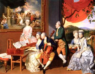 The Gore Family with George, 3rd Earl Cowper