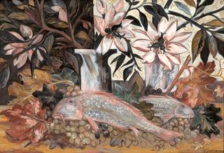 Still-life with Fish and Magnolias