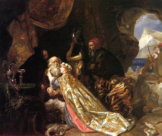 King Lear and Cordelia