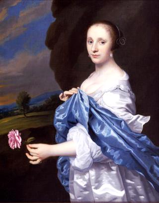 Portrait of a Woman with a Rose