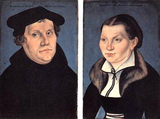 马丁·路德和凯瑟琳·冯·博拉的双重肖像