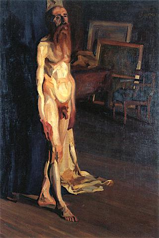 Standing Male Nude, Facing Right