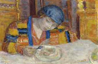 Young Woman at Table