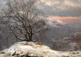 Slindebirken, Winter