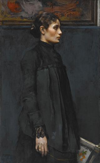 The Embroideress （Portrait of Mrs. Hitchcock）