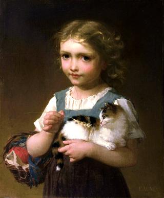 Girl with a Kitten