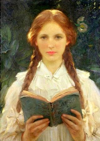 Young Girl with Book