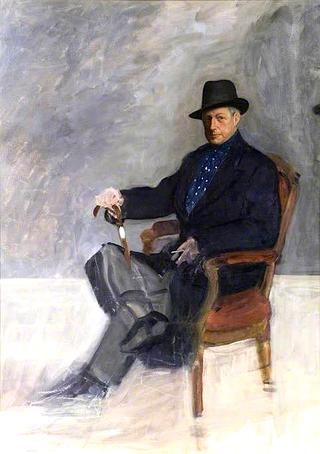 Sir Alfred Munnings Seated